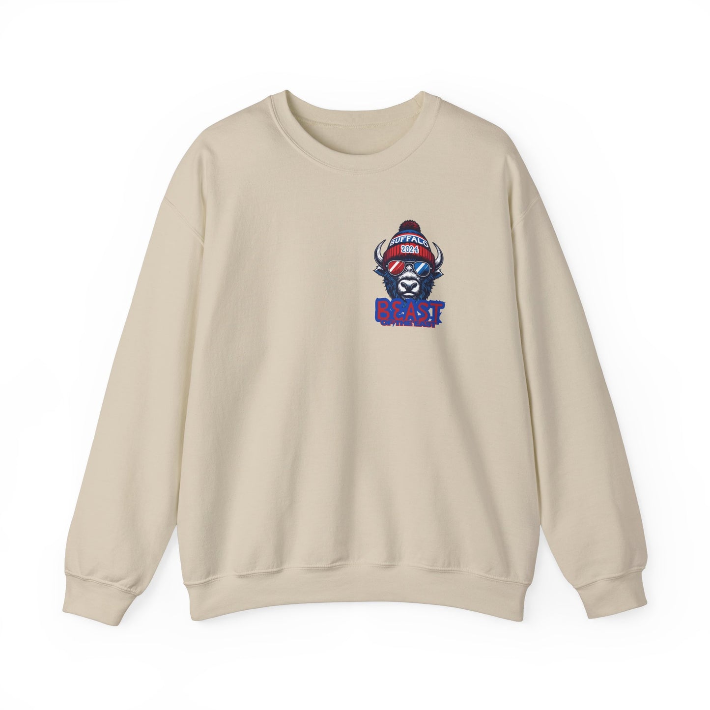 BEAST OF THE EAST CREWNECK SWEATSHIRT AFC EAST CHAMPS