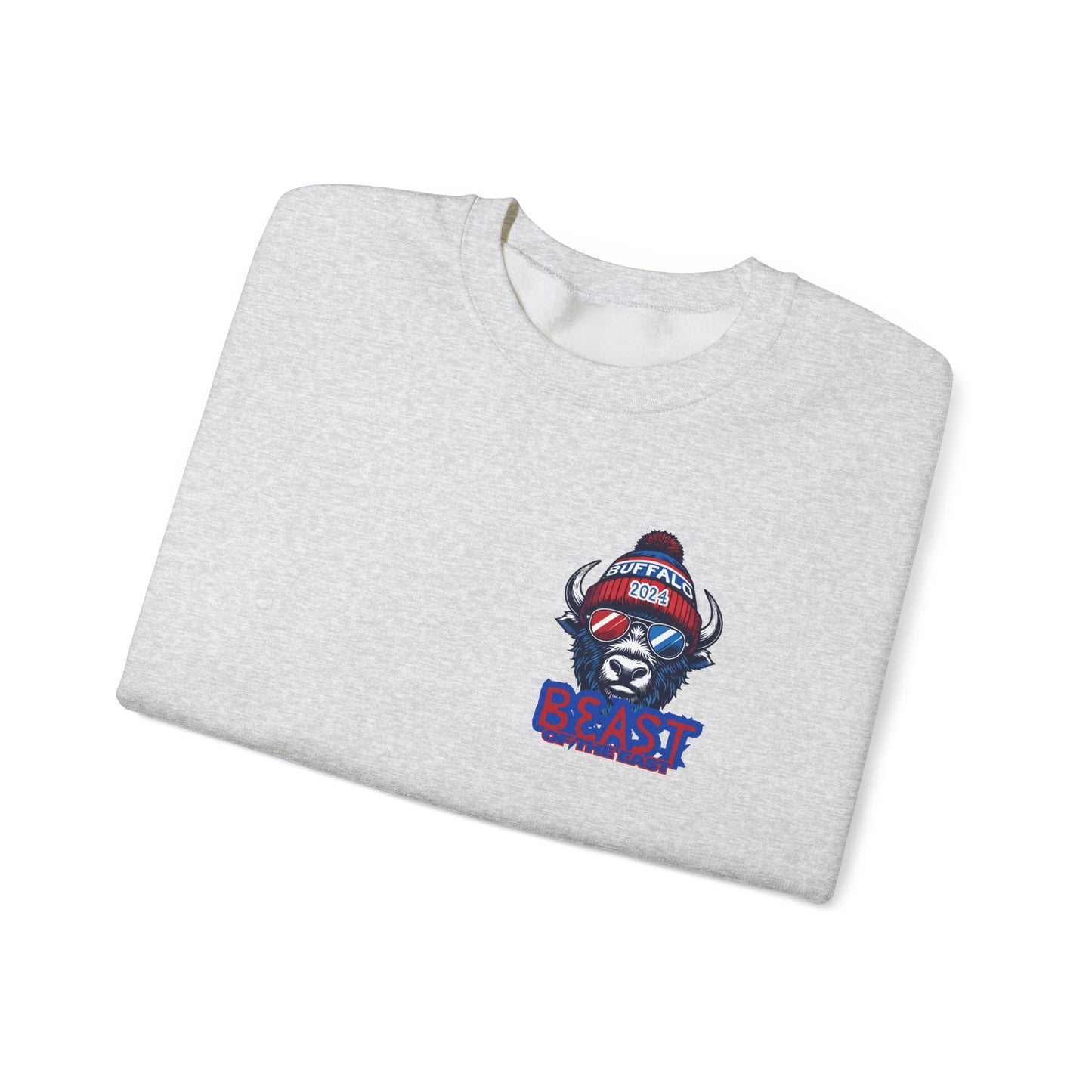 BEAST OF THE EAST CREWNECK SWEATSHIRT AFC EAST CHAMPS