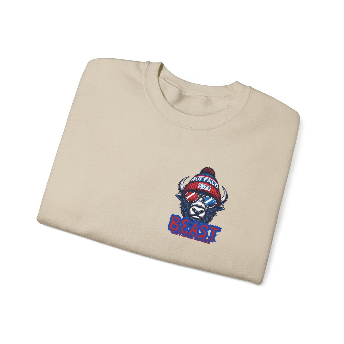 BEAST OF THE EAST CREWNECK SWEATSHIRT AFC EAST CHAMPS