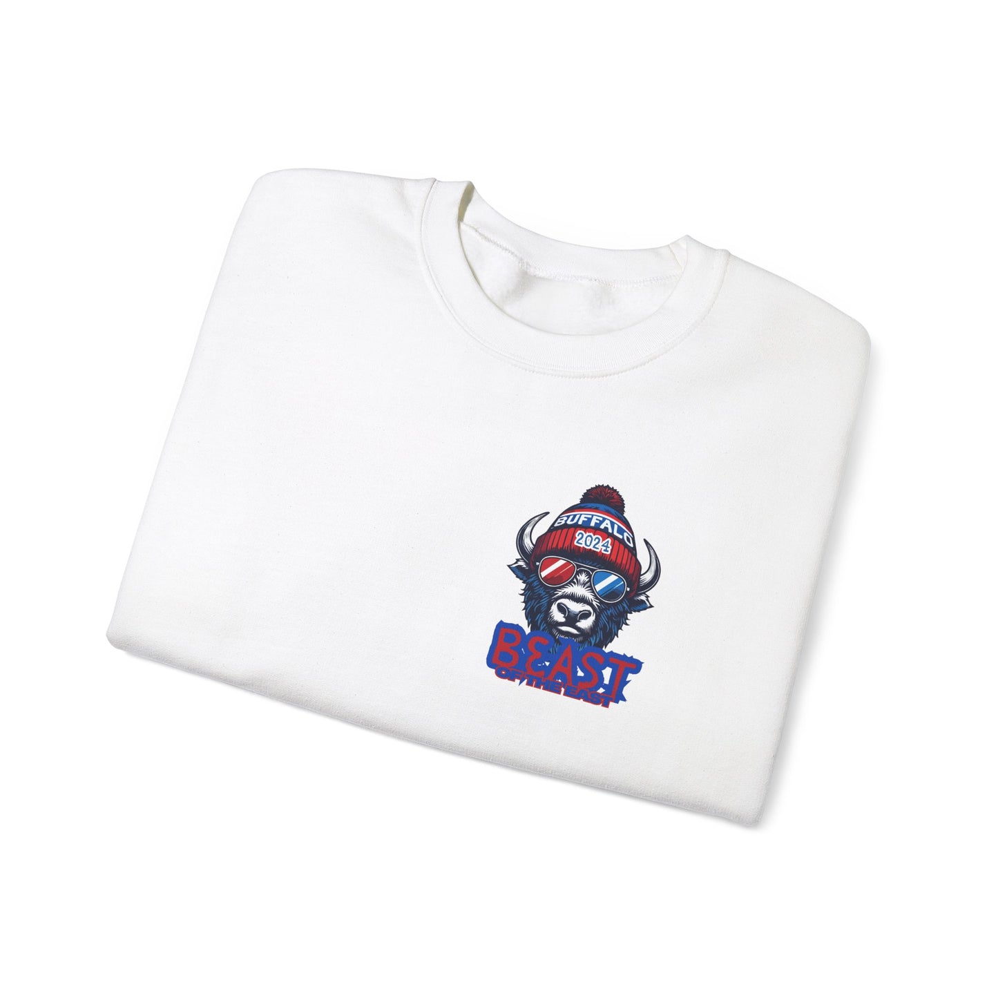 BEAST OF THE EAST CREWNECK SWEATSHIRT AFC EAST CHAMPS