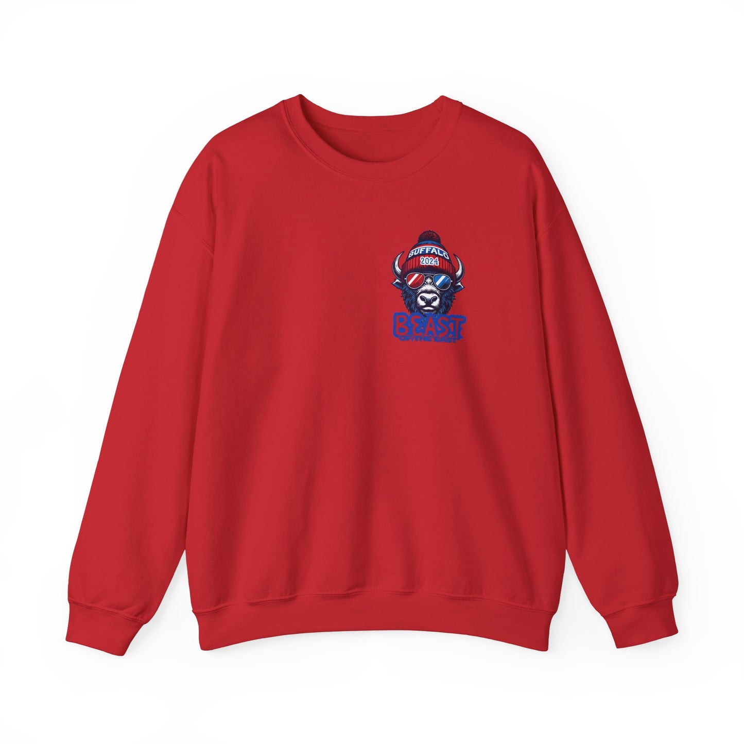 BEAST OF THE EAST CREWNECK SWEATSHIRT AFC EAST CHAMPS