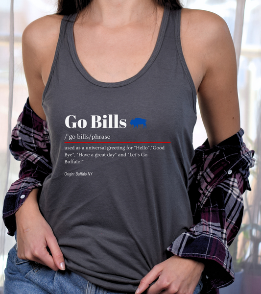 Go Bills Definition Tank Top