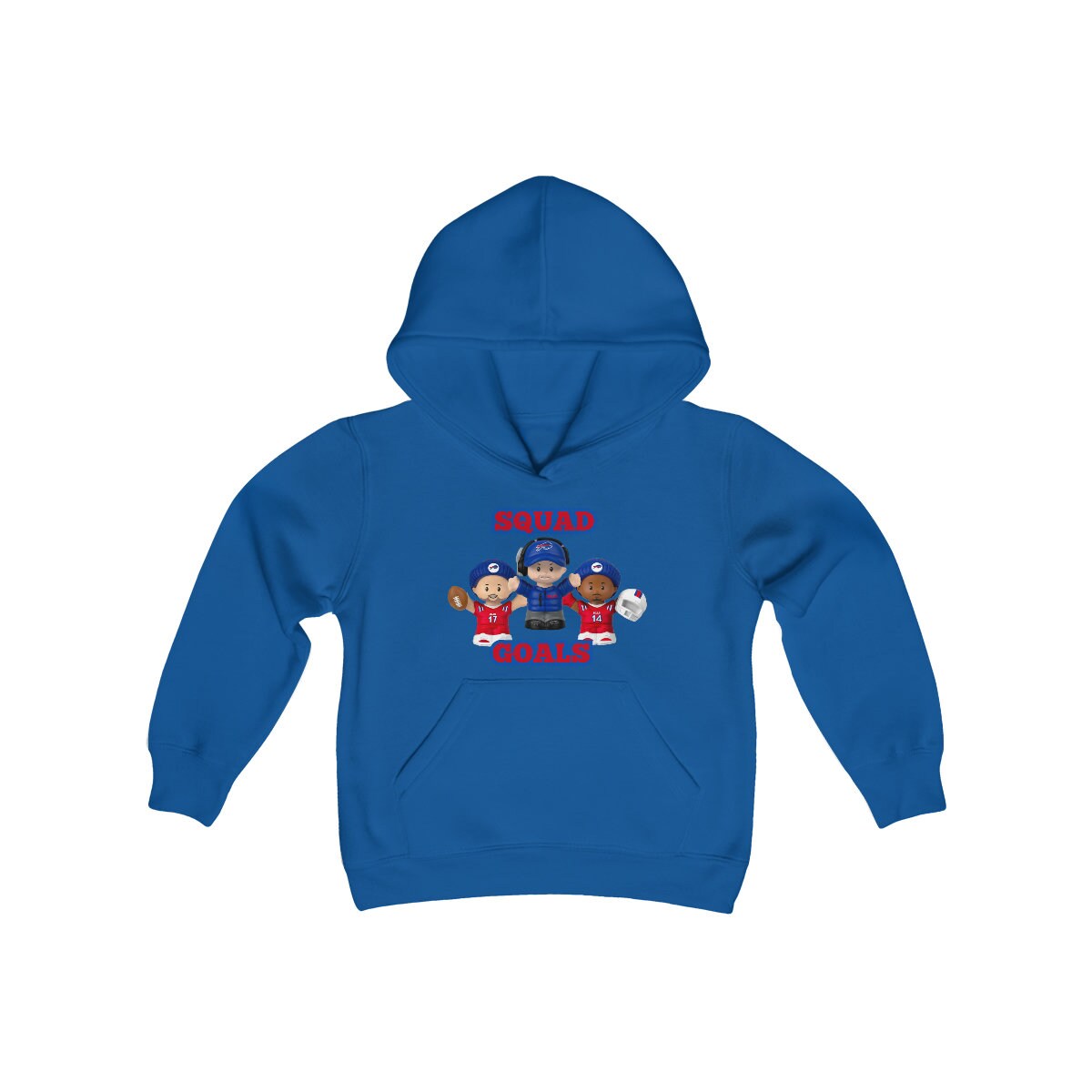 Youth lets go buffalo kids hoodie, buffalo football fan Allen DIGGS kids sweatshirt, football fan gear for kids, kids buffalo sweatshirt