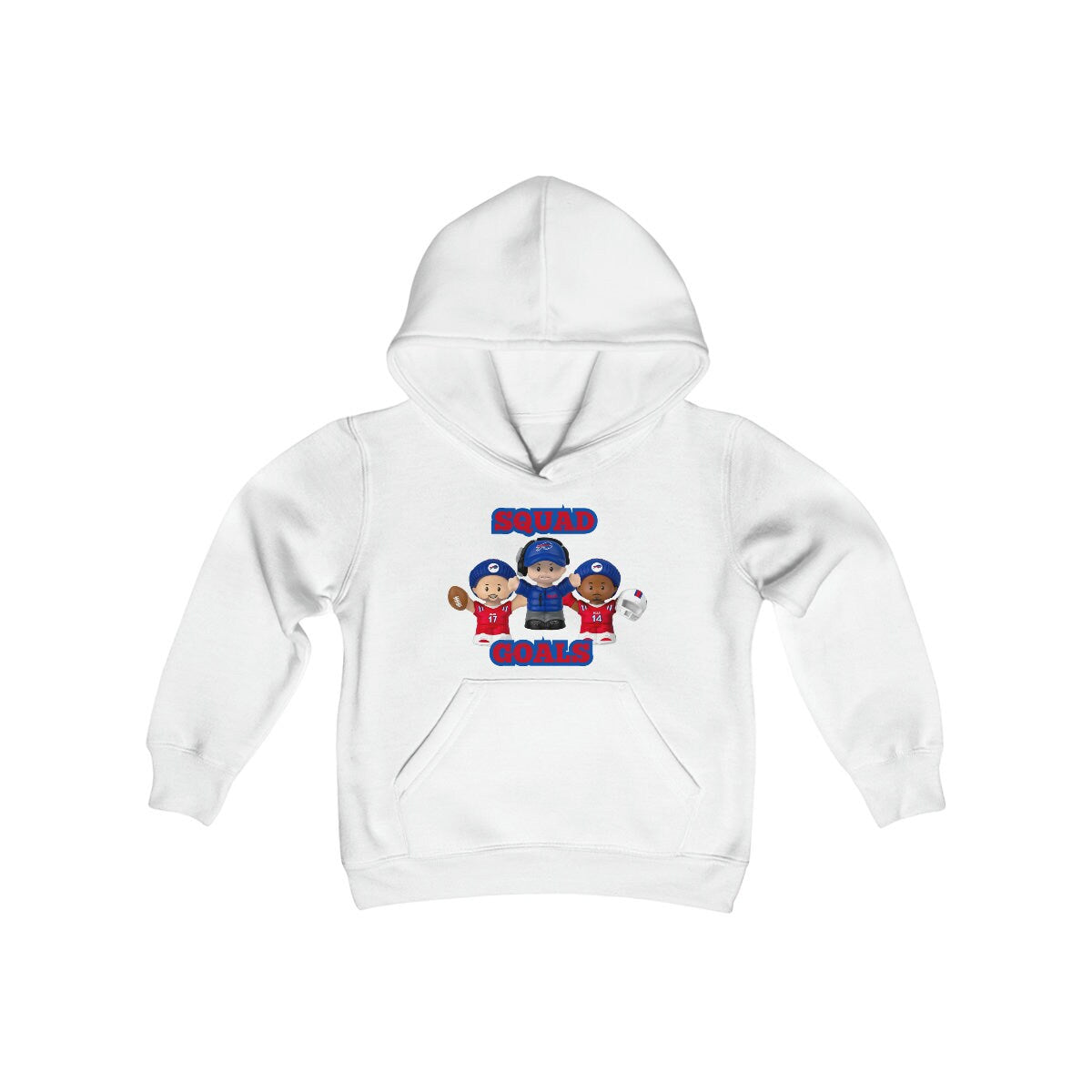 Youth lets go buffalo kids hoodie, buffalo football fan Allen DIGGS kids sweatshirt, football fan gear for kids, kids buffalo sweatshirt