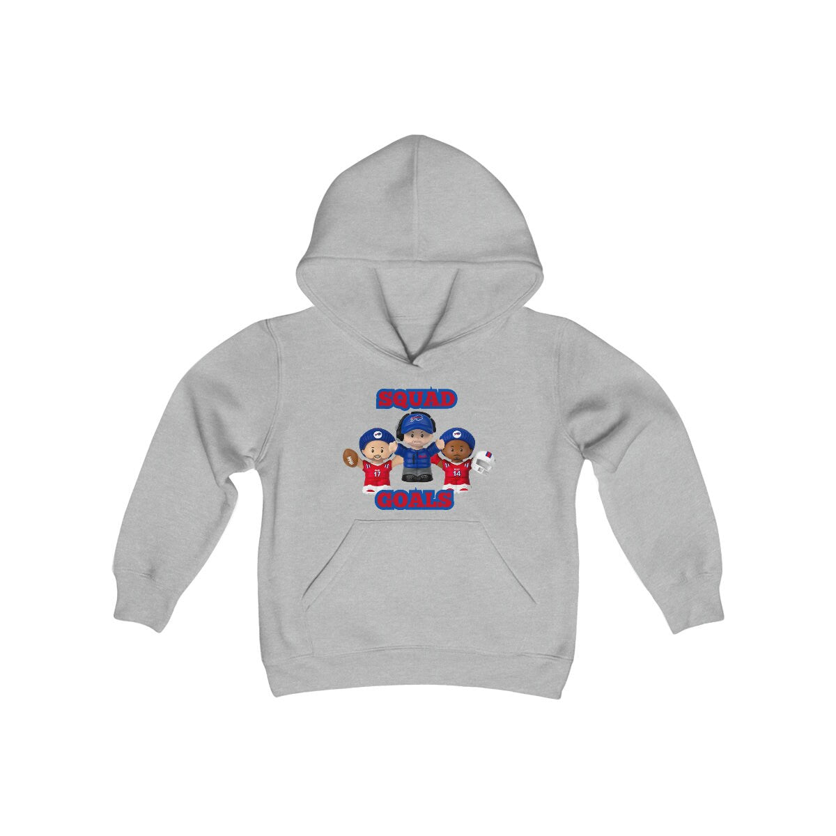 Youth lets go buffalo kids hoodie, buffalo football fan Allen DIGGS kids sweatshirt, football fan gear for kids, kids buffalo sweatshirt